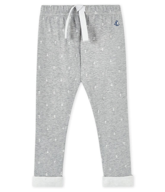 Baby boy's trousers SUBWAY grey/MARSHMALLOW white
