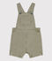 Babies' Denim Dungaree Shorts MARECAGE green