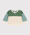 Babies' fleece sweatshirt AVALANCHE white/MULTICO