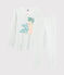 Girls' Tube Knit Pyjamas MARSHMALLOW white/MULTICO white
