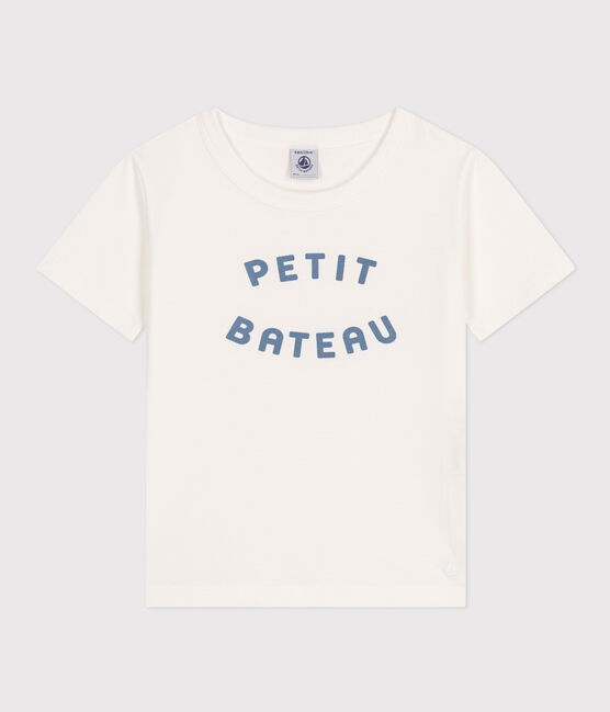 Boys' Lightweight Jersey T-shirt MARSHMALLOW white