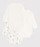 Long-sleeved wrapover rabbit themed cotton bodysuits - Pack of 3 variante 1