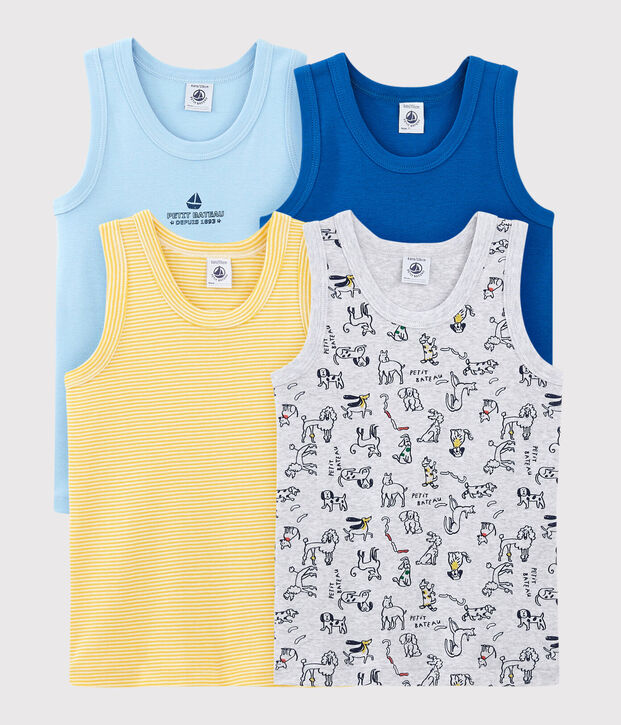 Boys' surprise set of tank tops - 4-pack multicolor