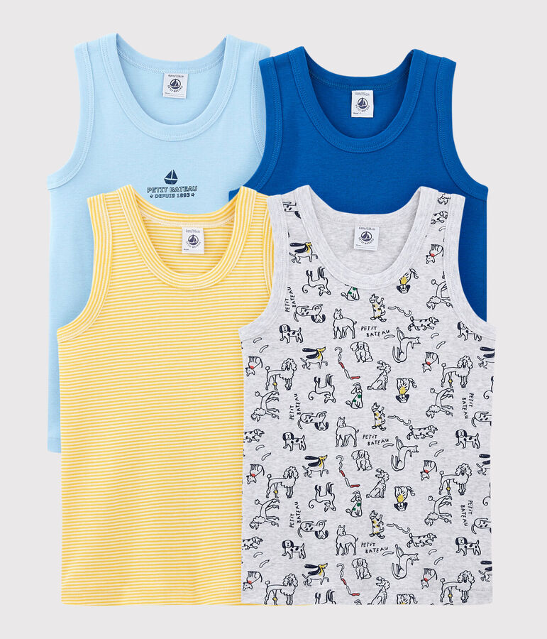 Boys' surprise set of tank tops - 4-pack multicolor