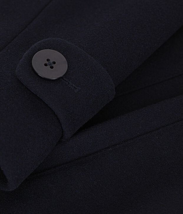 Women's woolen broadcloth pea coat SMOKING