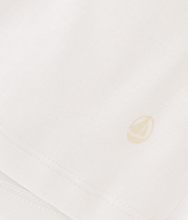 Women's Iconic Cocotte Stitch Cotton T-Shirt white