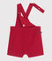 Babies' short-leg cotton broderie anglaise dungarees SPI