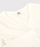 Women's Iconic Cocotte Stitch Cotton T-Shirt ECUME white