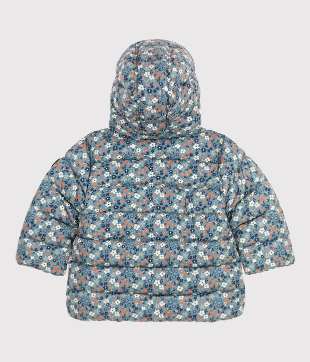 Babies' Recycled Patterned Parka blue/multicolor