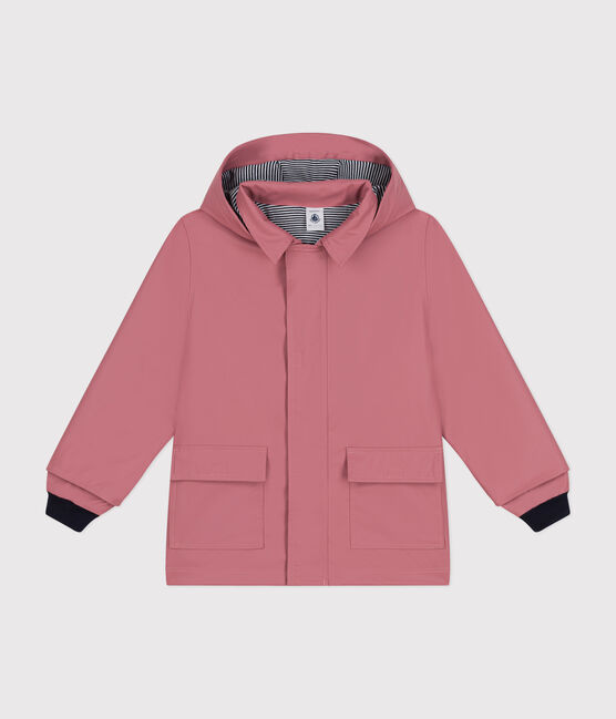 Children's unisex iconic recycled raincoat ROSEWOOD pink