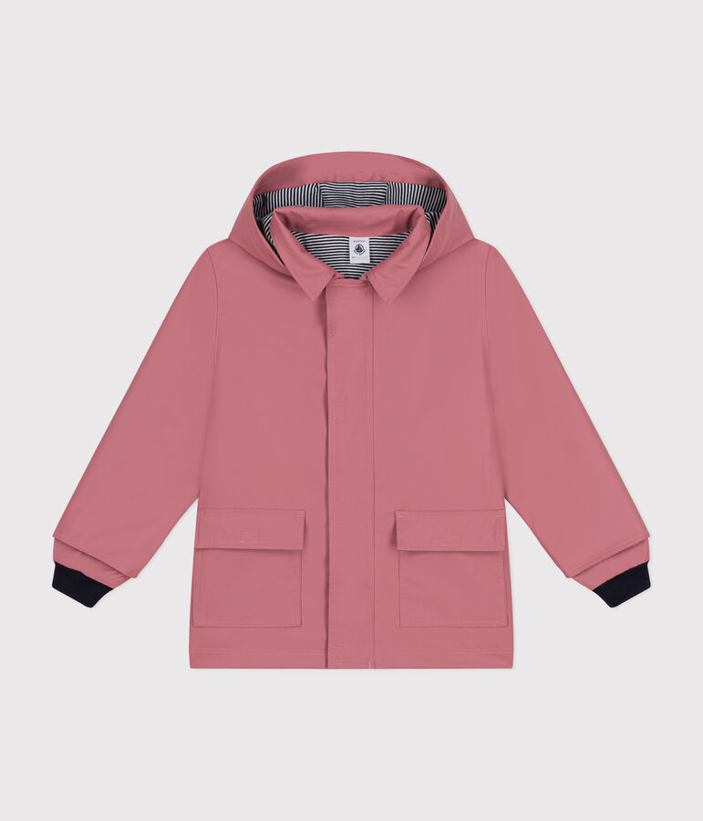Children's unisex iconic recycled raincoat ROSEWOOD pink