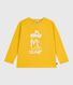 Children's long-sleeved printed cotton T-shirt