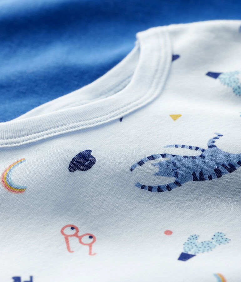 Boys' Short-Sleeved Yoga Animals T-Shirt - 2-Piece Set multicolor