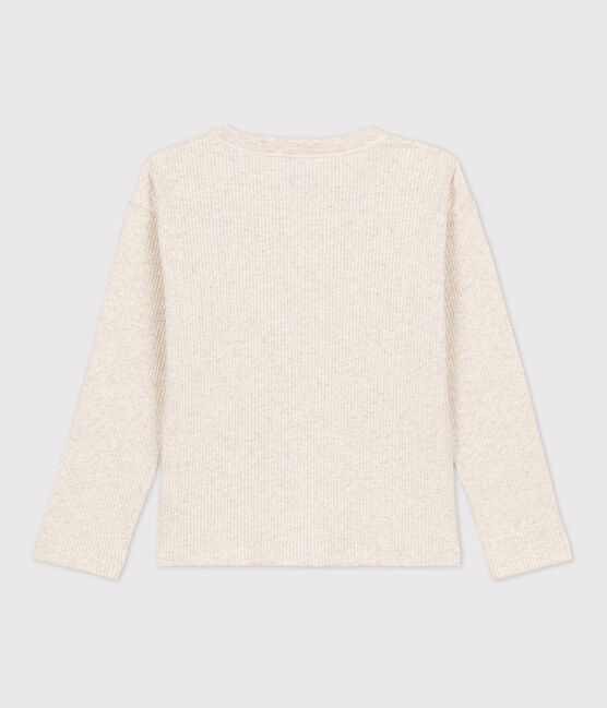 Boys' Cotton T-Shirt MONTELIMAR CHINE beige