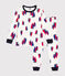 Children's boat print cotton pyjamas MARSHMALLOW white/MULTICO white