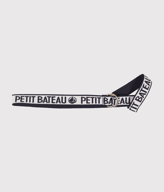 Logo Belt SMOKING blue/MARSHMALLOW white