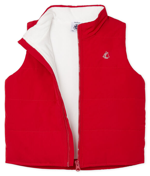 Baby Boys' Sleeveless Jacket red