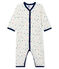 Baby Boys' Footless Ribbed Sleepsuit MARSHMALLOW white/MULTICO CN