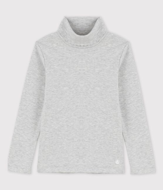 Children's Unisex Cotton Roll Neck BELUGA grey