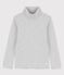 Children's Unisex Cotton Roll Neck BELUGA grey