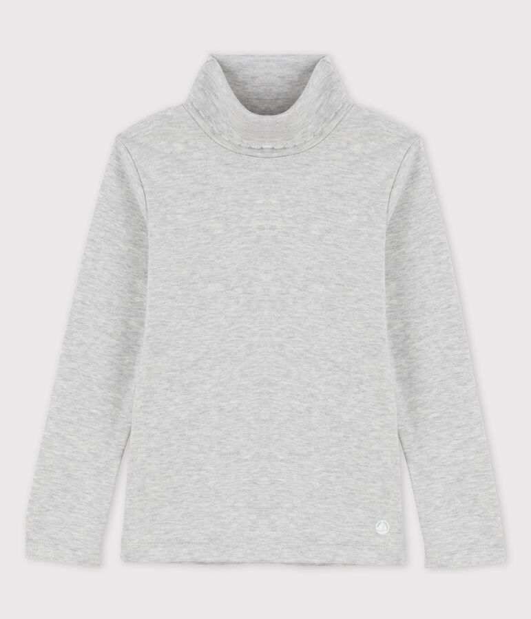 Children's Unisex Cotton Roll Neck grey