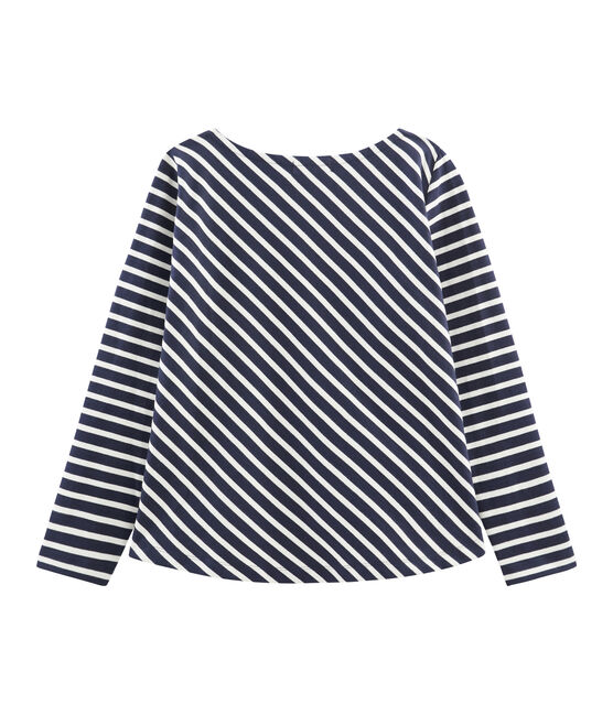 Women's Graphic Sailor Top SMOKING blue/COQUILLE beige