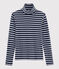 Women's iconic undershirt SMOKING blue/MARSHMALLOW white