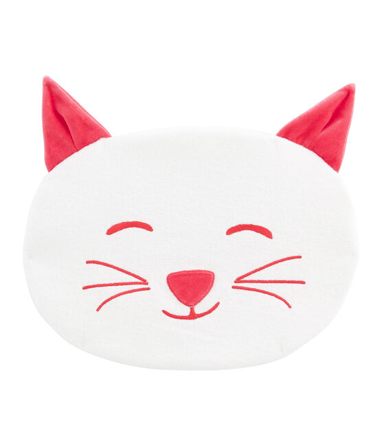Pyjama Case in Extra Warm Brushed Terry Towelling MARSHMALLOW white/SIGNAL red