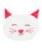 Pyjama Case in Extra Warm Brushed Terry Towelling MARSHMALLOW white/SIGNAL red