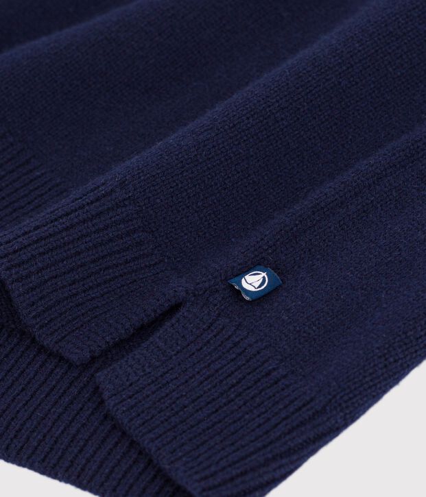 Women's sleeveless wool and cotton knit jumper. SMOKING