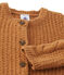 Baby girl's wool blend cardigan CUIVRE brown