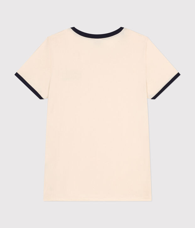The Straight Paris Cotton T-Shirt for Women Ecru