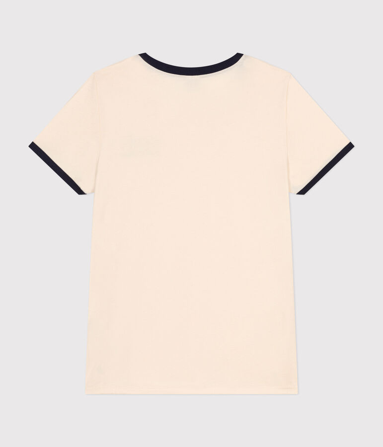 The Straight Paris Cotton T-Shirt for Women Ecru