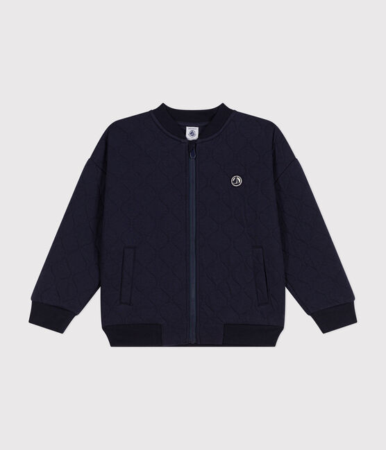 Boys' tube knit sweatshirt SMOKING blue