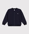 Boys' tube knit sweatshirt SMOKING blue