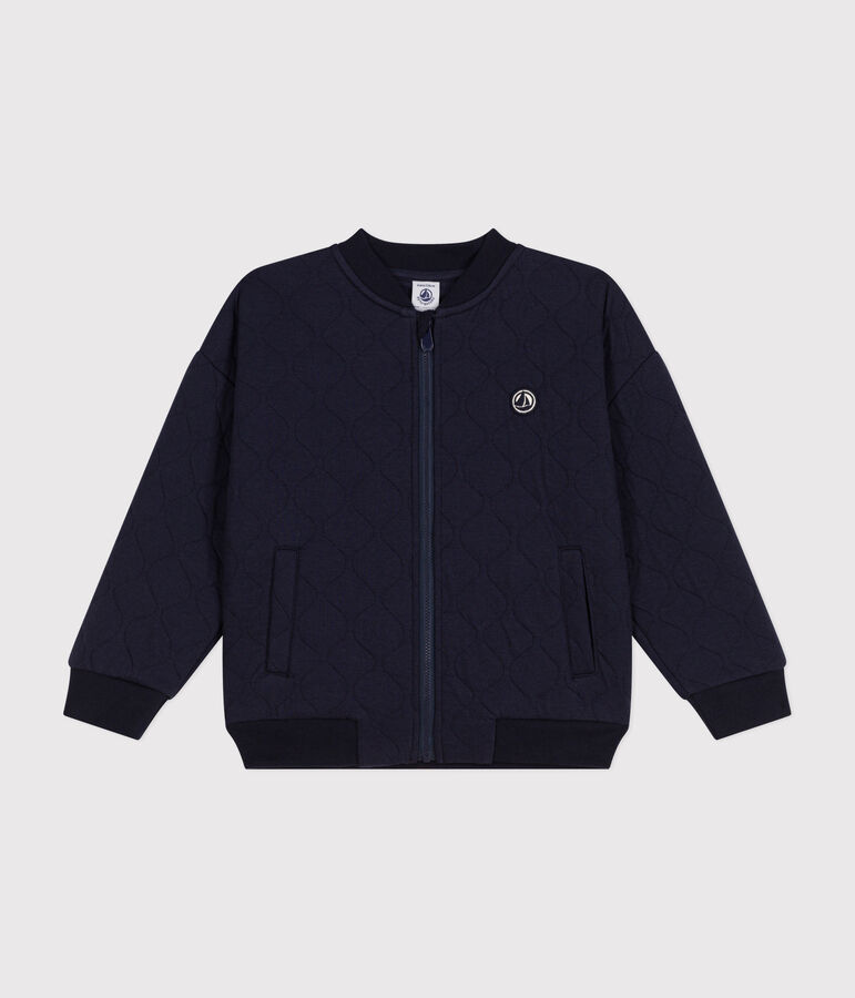 Boys' tube knit sweatshirt SMOKING blue