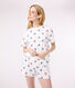 Women's short heart print cotton pyjamas