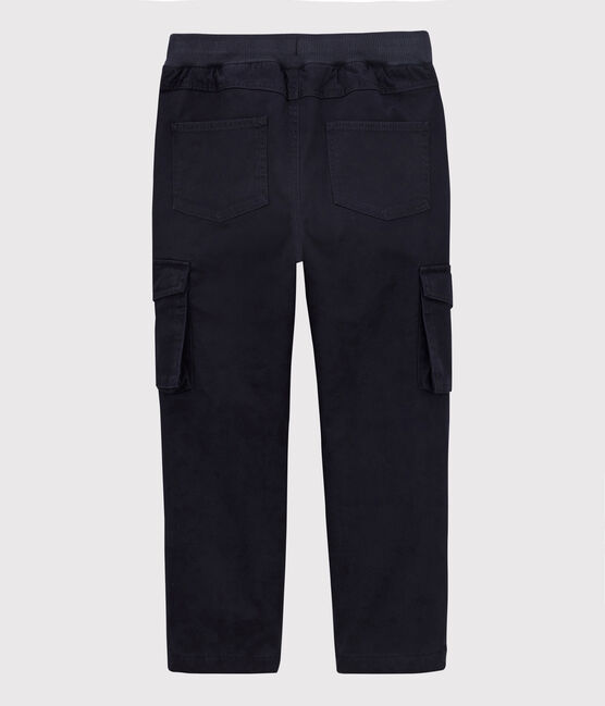 Unisex Children's Regular Gabardine Trousers SMOKING blue