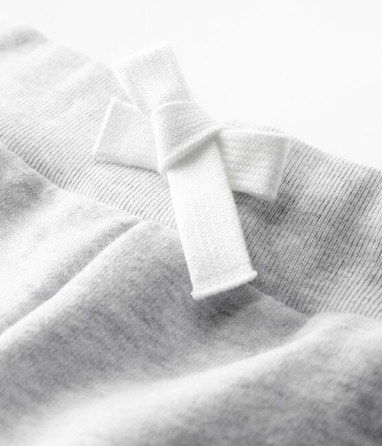 Babies' Unisex Fleece Trousers POUSSIERE CHINE grey