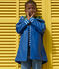 Children's long raincoat in two colours SURF blue/PALMERAIE
