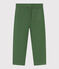 Children's cotton trousers PALMERAIE green