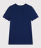 Women's Iconic Cocotte Stitch Cotton T-Shirt MEDIEVAL blue