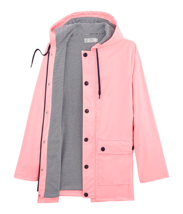 Unisex Iconic Waxed Coat pink