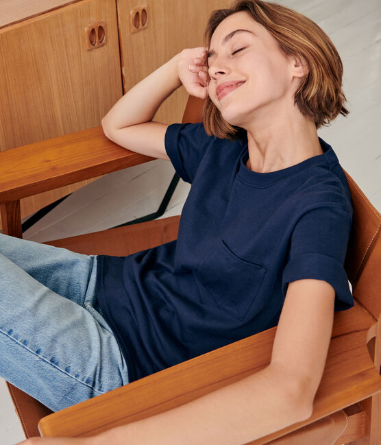 Women's/Men's T-shirt SMOKING blue