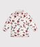 Children's floral pattern puffer jacket Ecru/multicolor