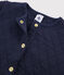Girls' Tube Knit Cardigan SMOKING blue