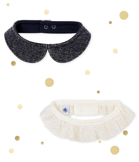 Set of 2 baby girl's collars variante 1