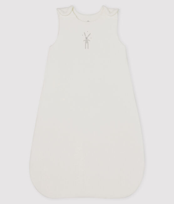 Babies' Velour Sleeping Bag MARSHMALLOW white