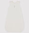 Babies' Velour Sleeping Bag MARSHMALLOW white