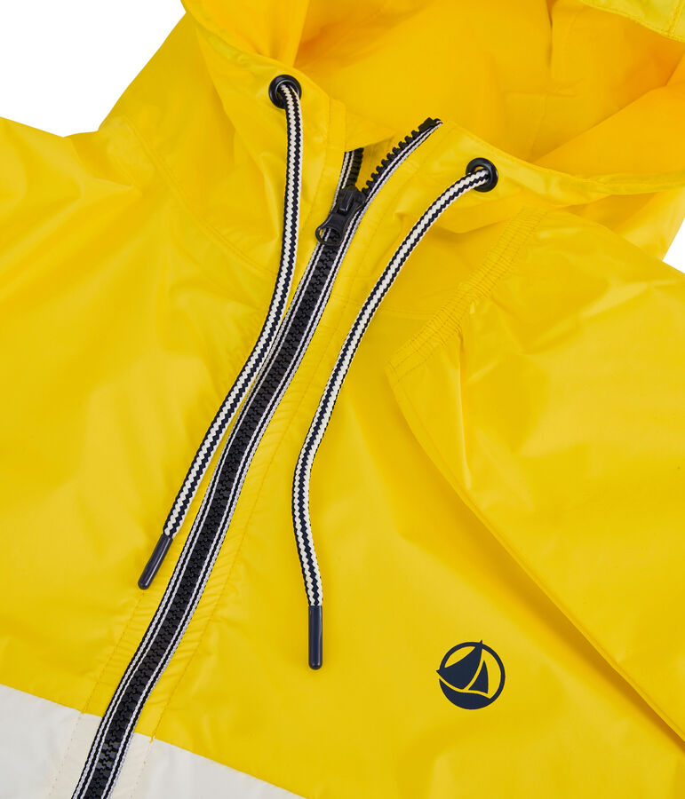 Unisex Short Windbreaker blue/white/yellow